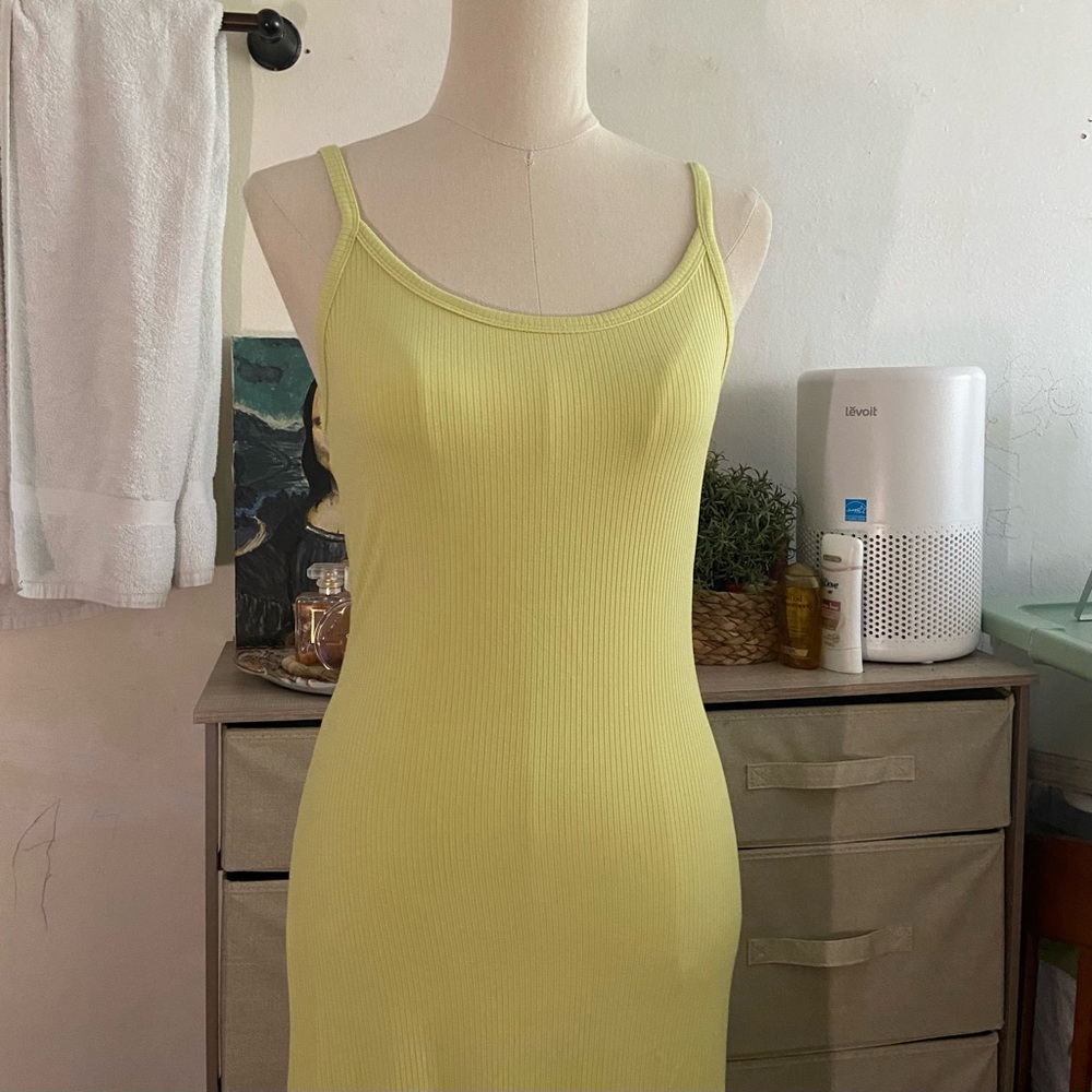 Neon Yellow Maxi Dress
